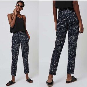 Topshop Wolf Print Cigarette Pants As Seen on Marni Michaels on Girls